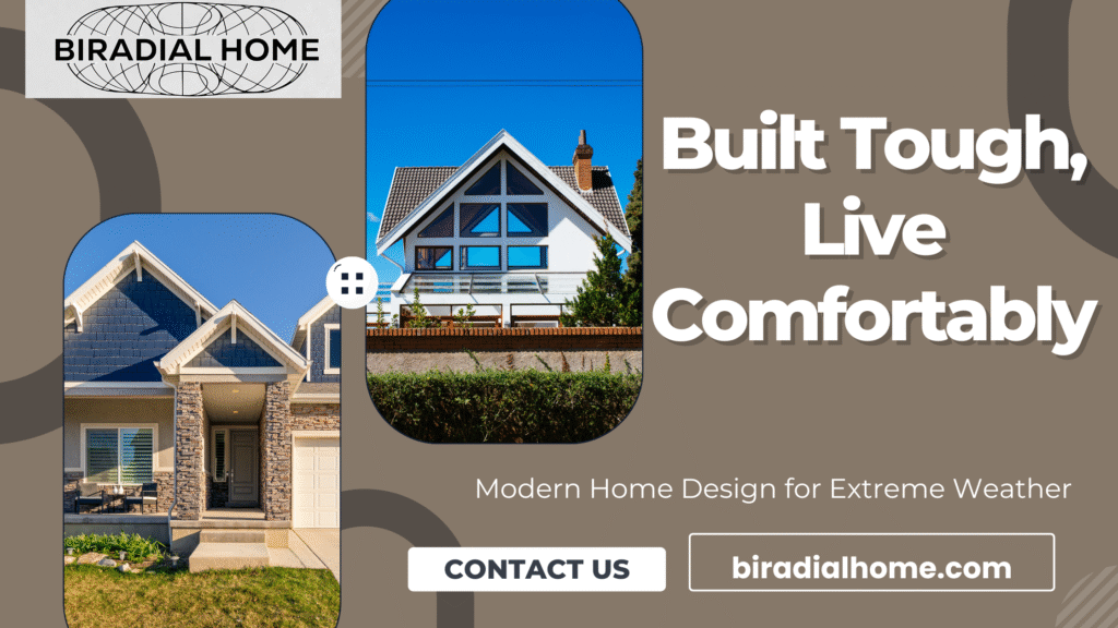 Modern Home Design for extreme weather